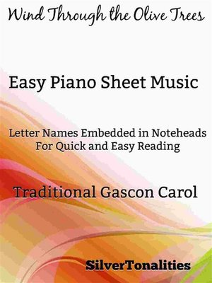 cover image of Wind Through the Olive Trees Easy Piano Sheet Music